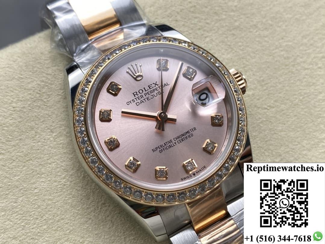 Rolex Datejust M278381RBR-0023 AR Factory Rose Gold Hands