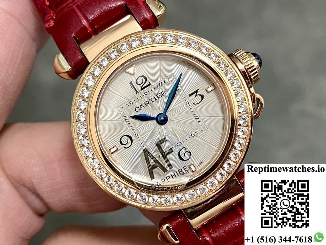 Cartier Pasha WJPA0018 AF Factory White Dial