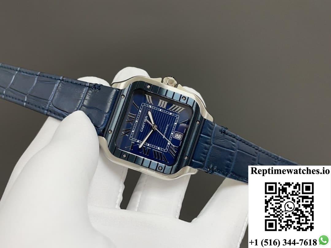 Cartier Santos WSSA0048 THB factory stainless steel case