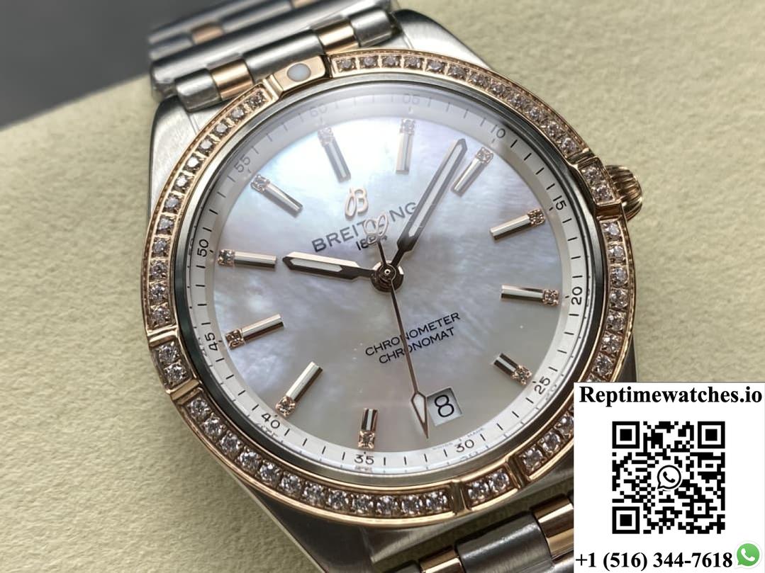 Breitling Chronomat U10380591A2U1 BLS factory diamond bezel