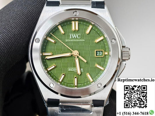 IWC Engineer IW328908 V7 Factory Green Dial