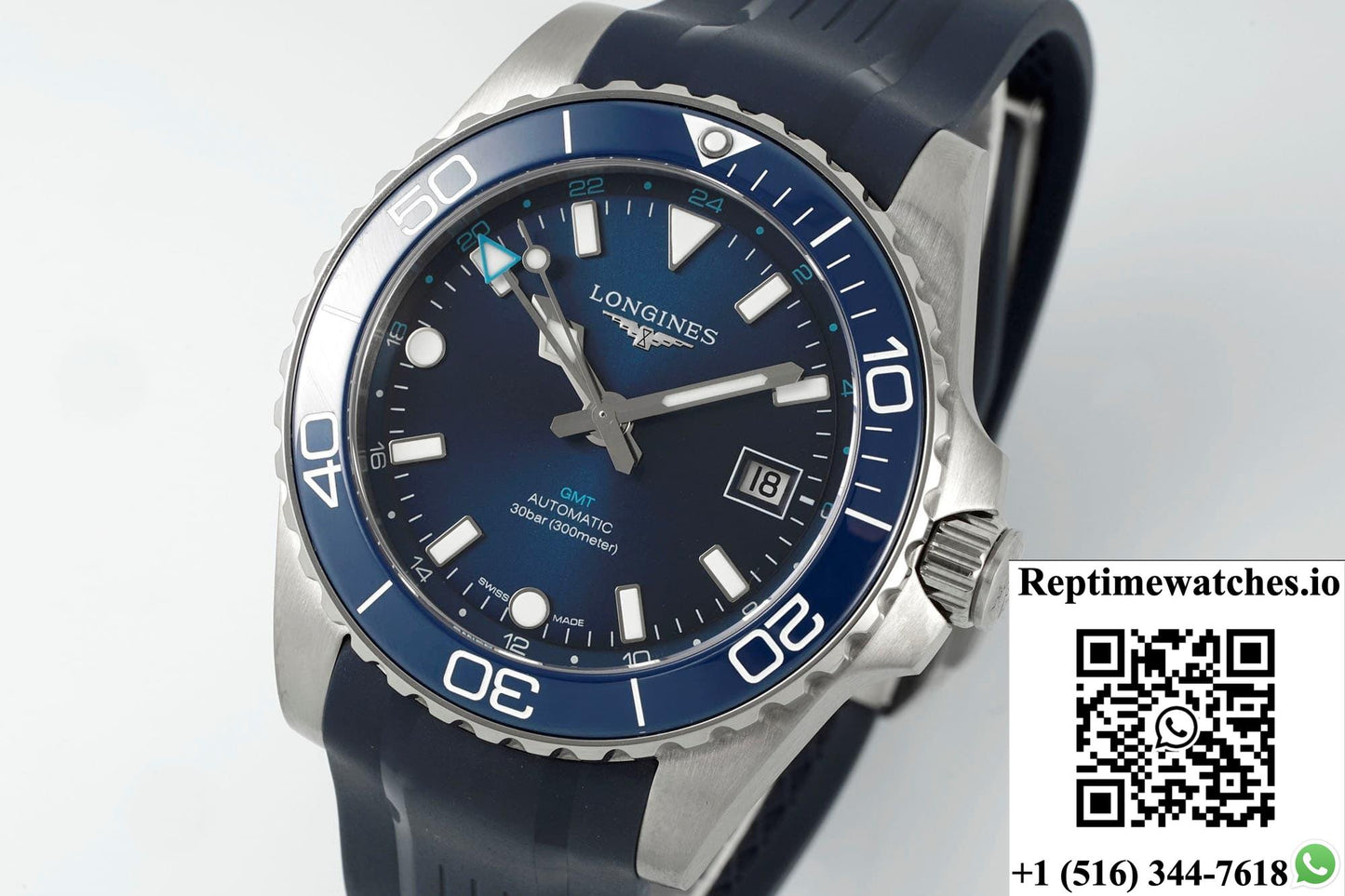 Longines Concas L3.790.4.96.9 AF Factory Dual Time Zone