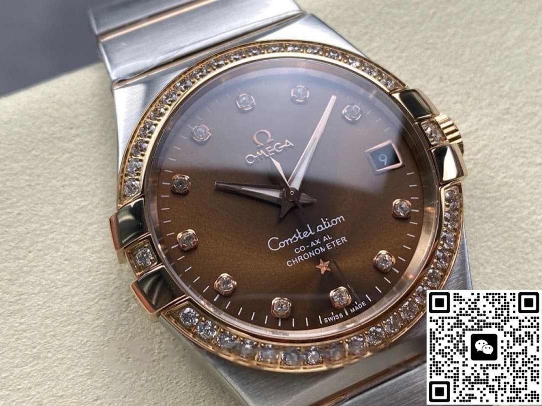 Omega Constellation 123.25.38.21.63.001 M+ factory gold strap