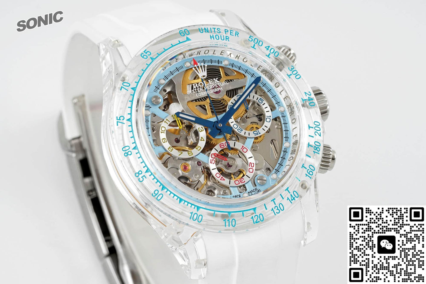Rolex Cosmograph Daytona Sonic Factory Crystal Case