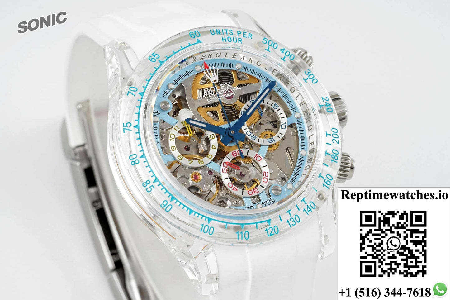 Rolex Cosmograph Daytona Sonic Factory Crystal Case