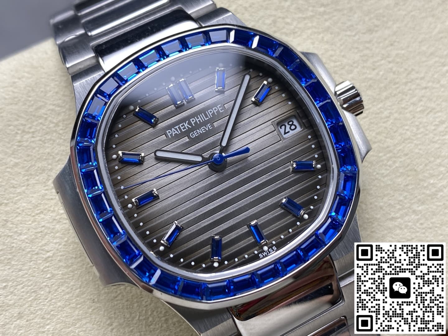 Patek Philippe Nautilus 5711 GR Factory Stainless Steel Strap