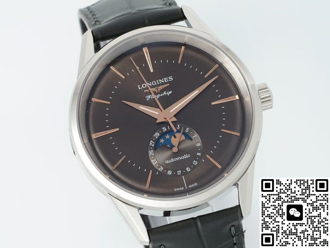 Longines Flagship L4.815.4.62.2 AF factory stainless steel case