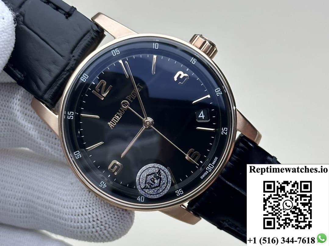 Audemars Piguet CODE 11.59 15210OR.OO.A002CR.01 APS factory crocodile leather strap