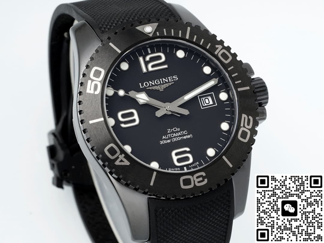 Longines Concas L3.784.4.56.9 AF factory rubber strap