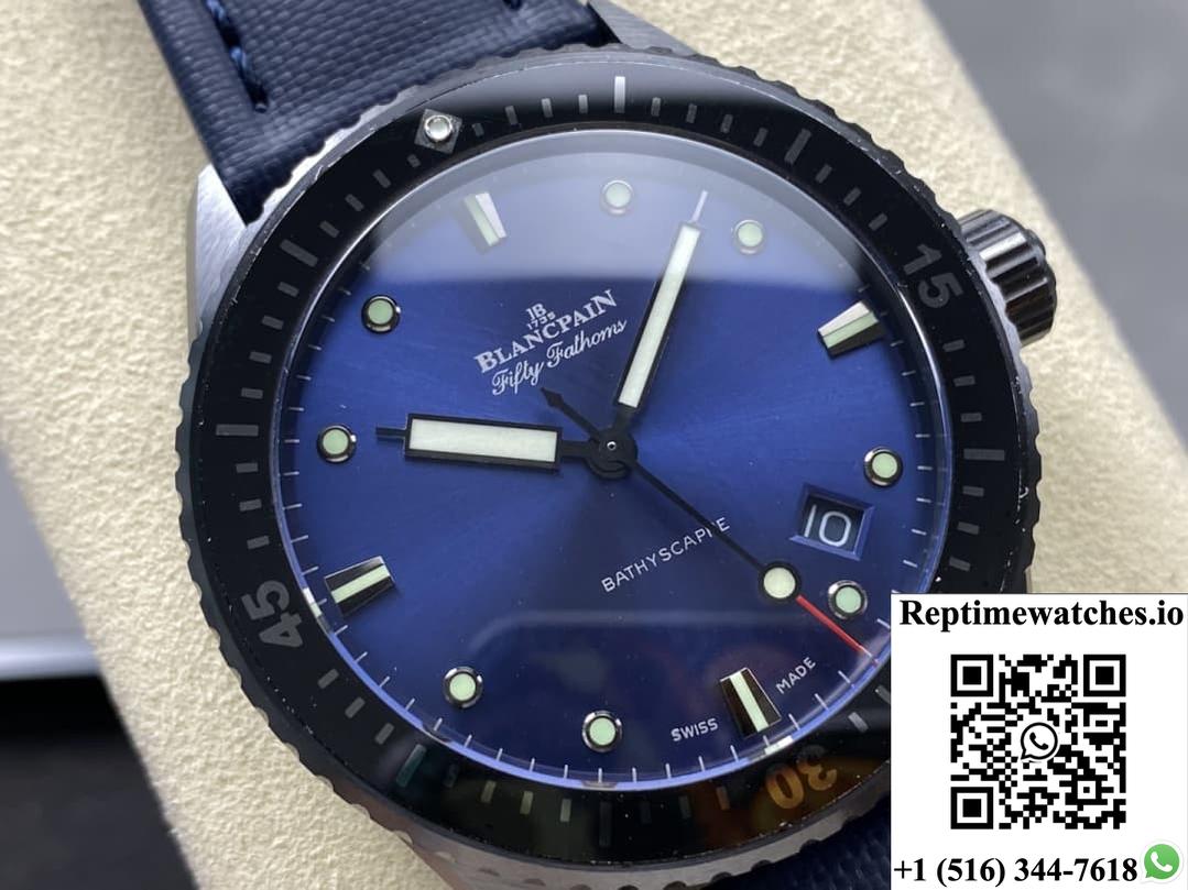 Blancpain Fifty Fathoms 5000A-0140-O52A GF Factory Date Display