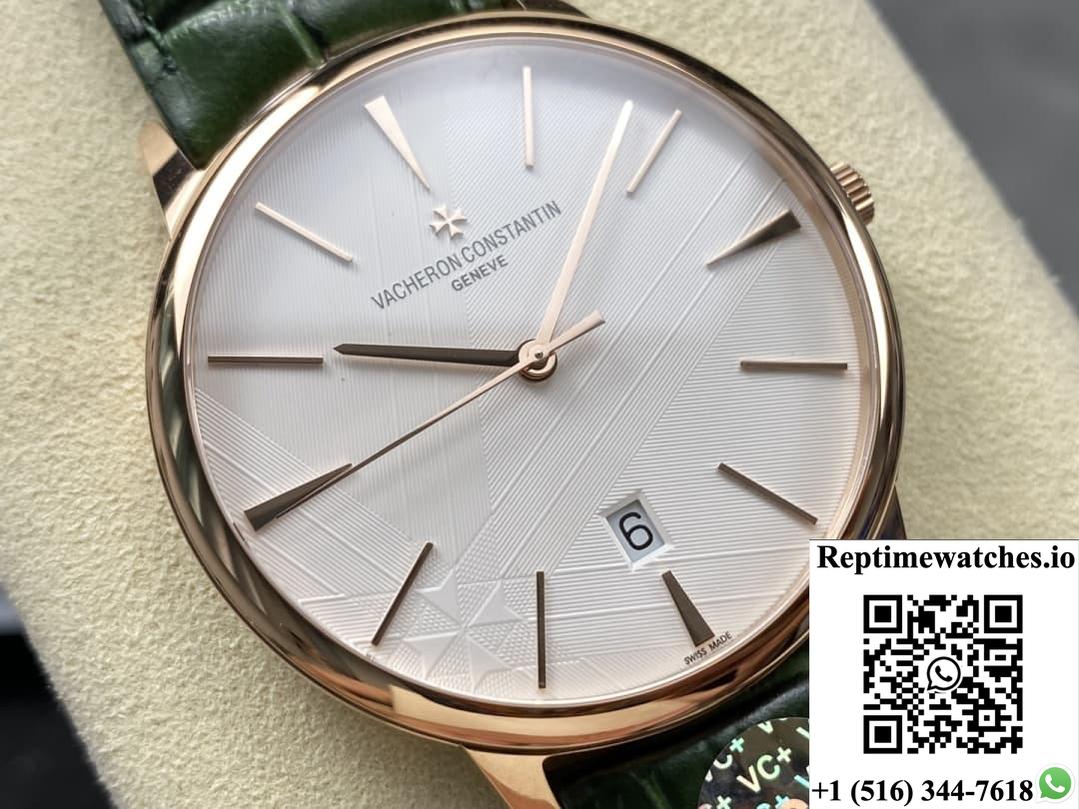 Vacheron Constantin Patrimony 85180-000R-H116 Vc+ Factory Silver-White Dial-Rep Time Watches