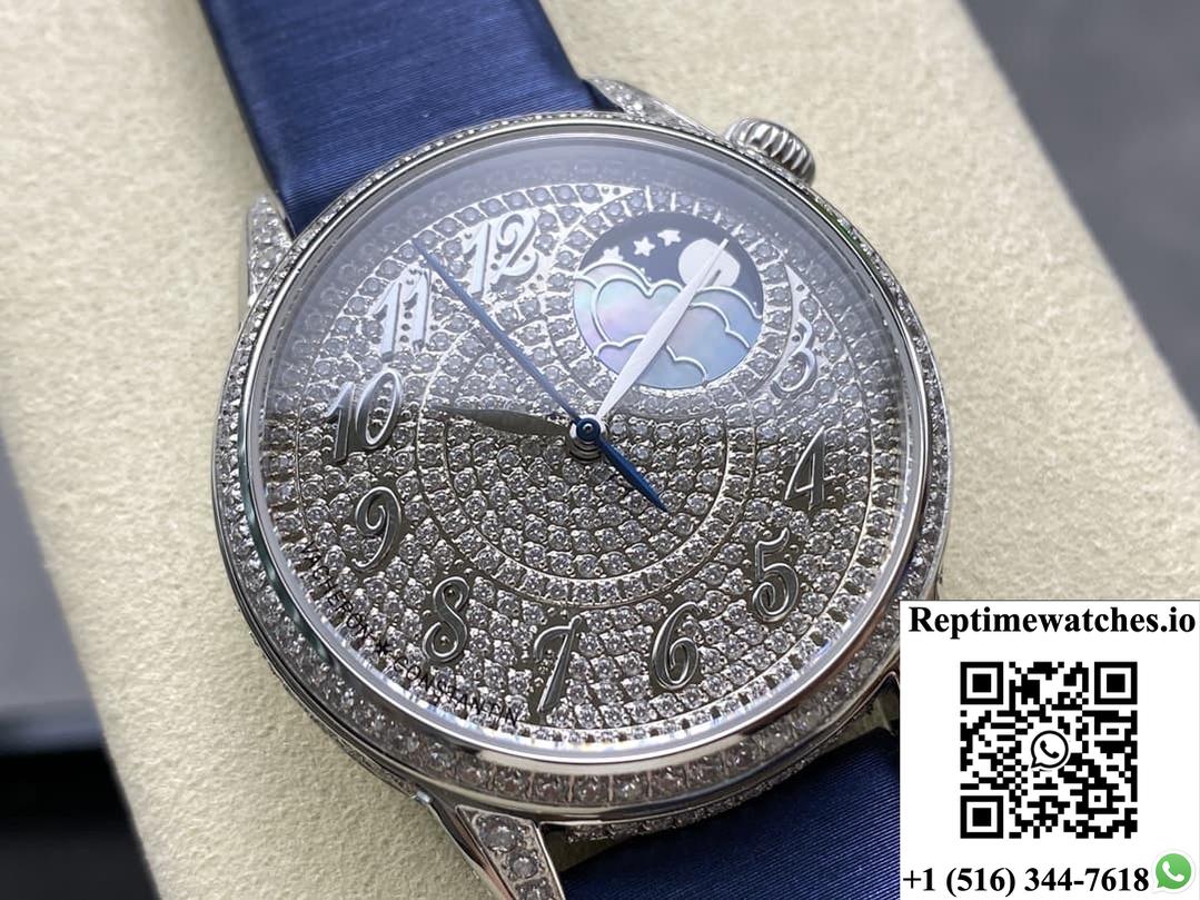 Vacheron Constantin Égérie 8006F-000G-B499 Yms Factory Diamond Dial-Rep Time Watches