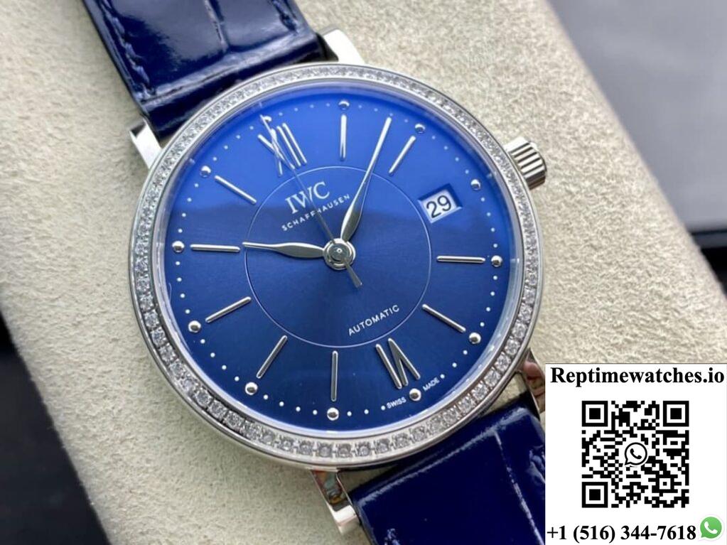 IWC PORTOFINO IW458111 V7 FACTORY DIAMOND BEZEL