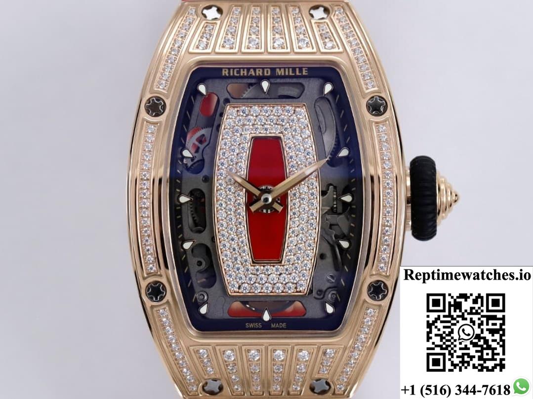 Richard Miller Ladies RM07-01 ZF Factory Rubber Strap