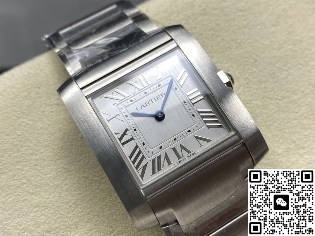 Cartier Tank WSTA0074 8848 Factory Stainless Steel Strap