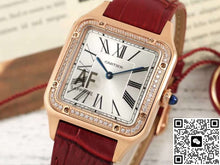 Cartier Santos WJSA0018 AF factory diamond bezel