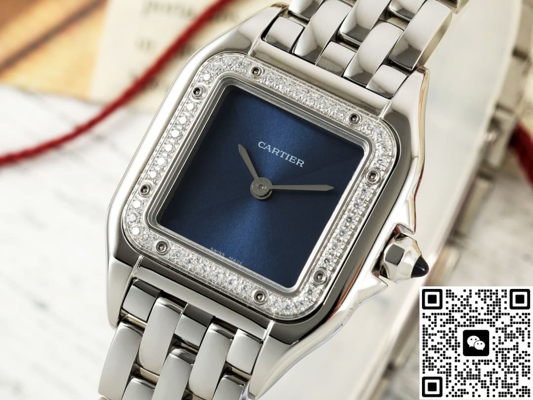 Cartier PANTHèRE W4PN0013 AF Factory Blue Dial