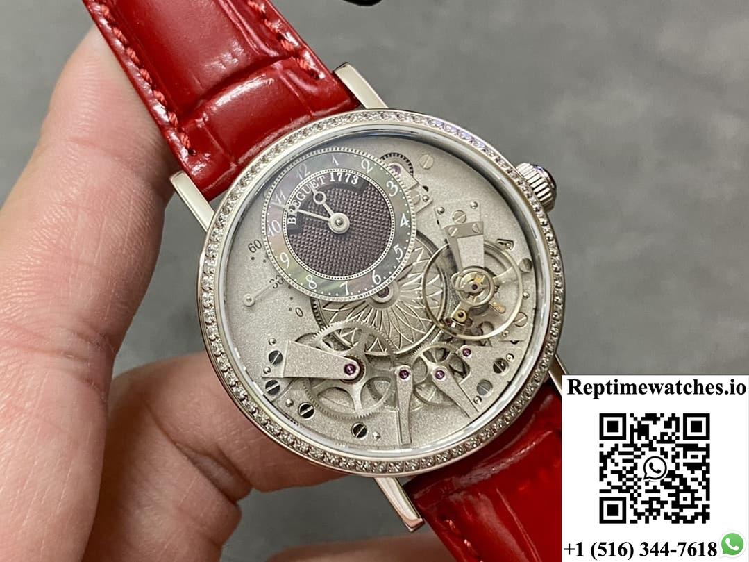 Breguet Heritage 7038Bb-1T-9V6-D00D Zf Factory Diamond Bezel-Rep Time Watches