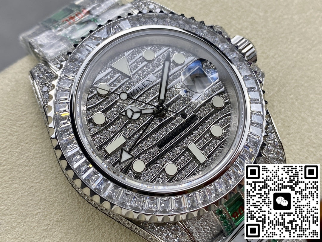 Rolex GMT Master 116769TBR-74780B AMG factory diamond bezel