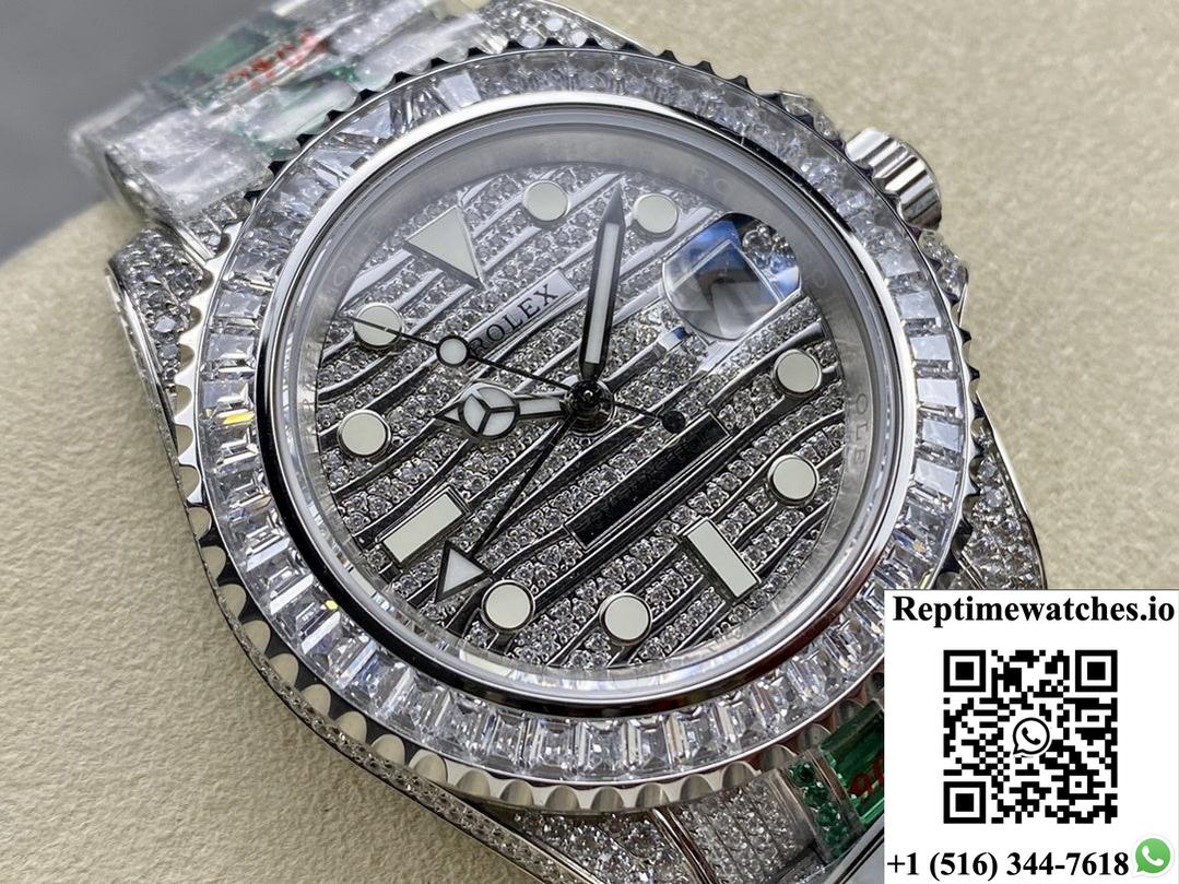 Rolex GMT Master 116769TBR-74780B AMG factory diamond bezel