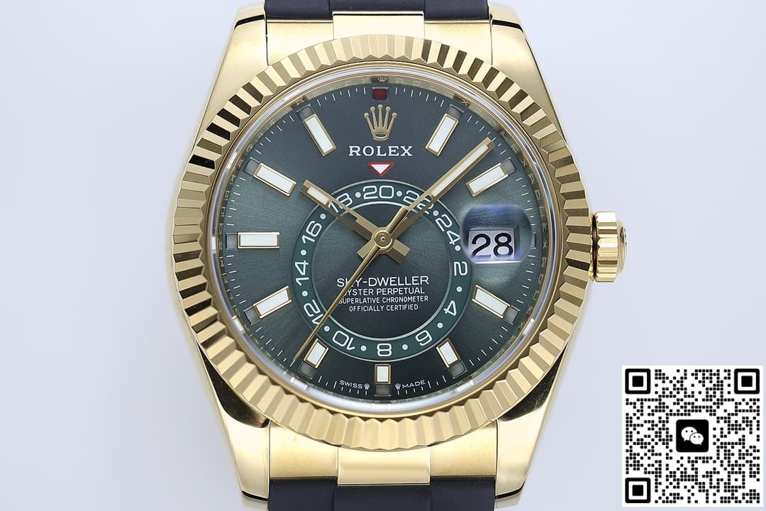 Rolex Sky-Dweller 336238-0004 ZF Factory Rubber Strap