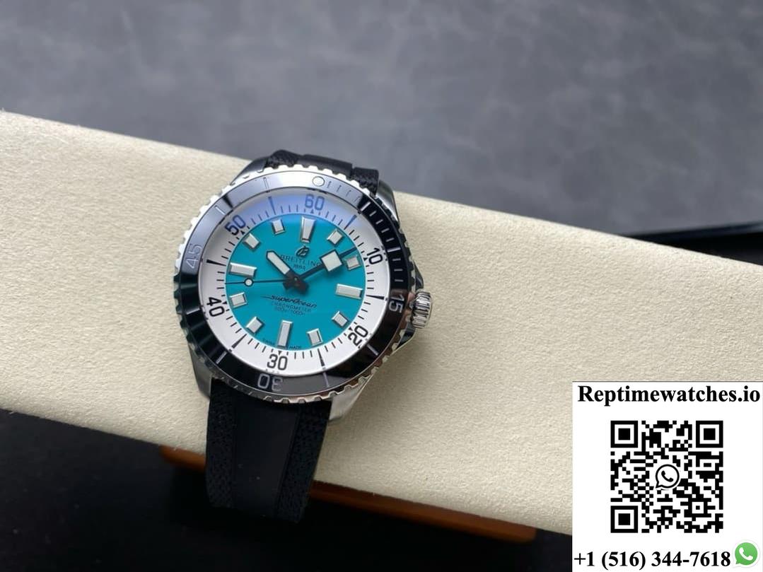 Breitling Superocean A17376211L2S1 TF Factory Light Blue Dial