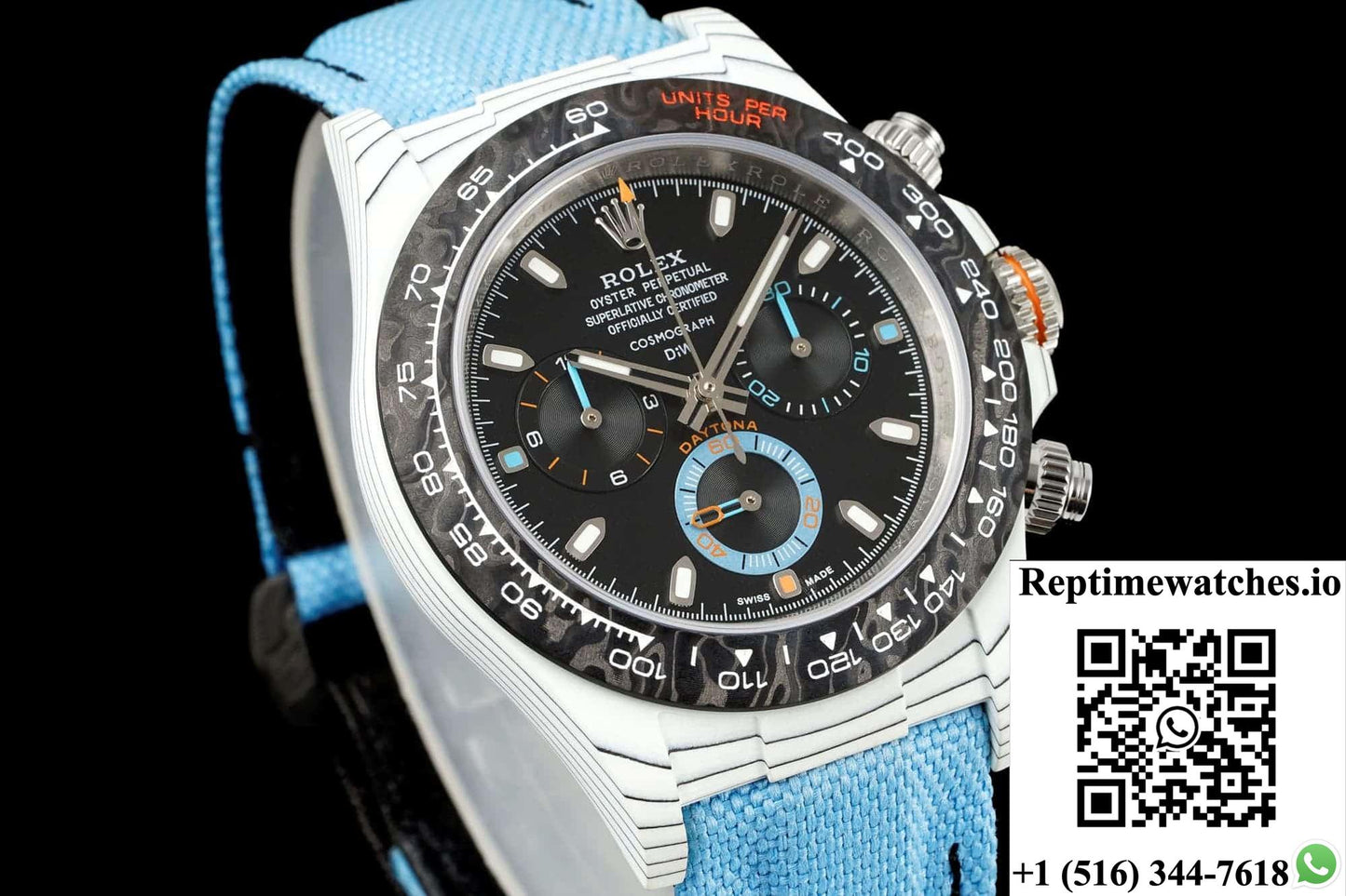 Rolex Daytona DIW factory blue strap
