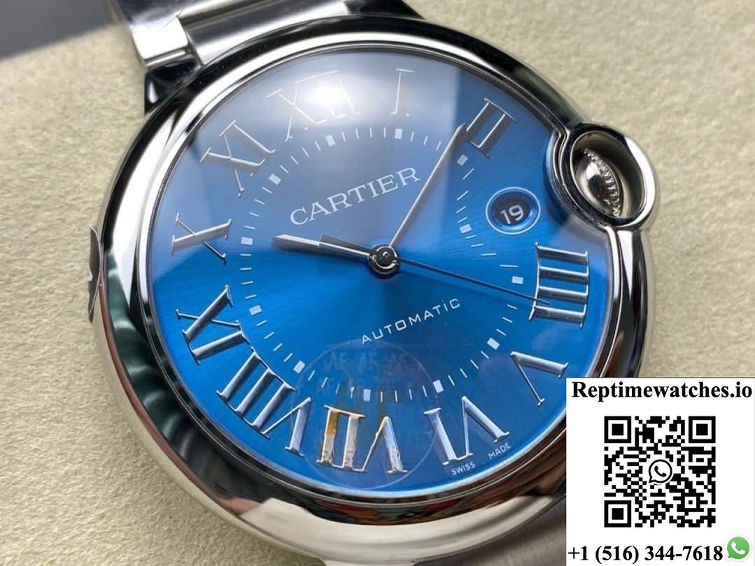 Cartier Blue Balloon WSBB0061 AF Factory Date Display