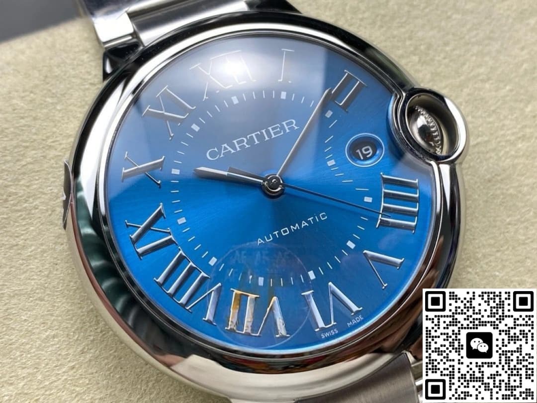 Cartier Blue Balloon WSBB0061 AF Factory Date Display