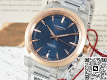 Longines Concas L3.320.5.92.6 AF factory rose gold bezel