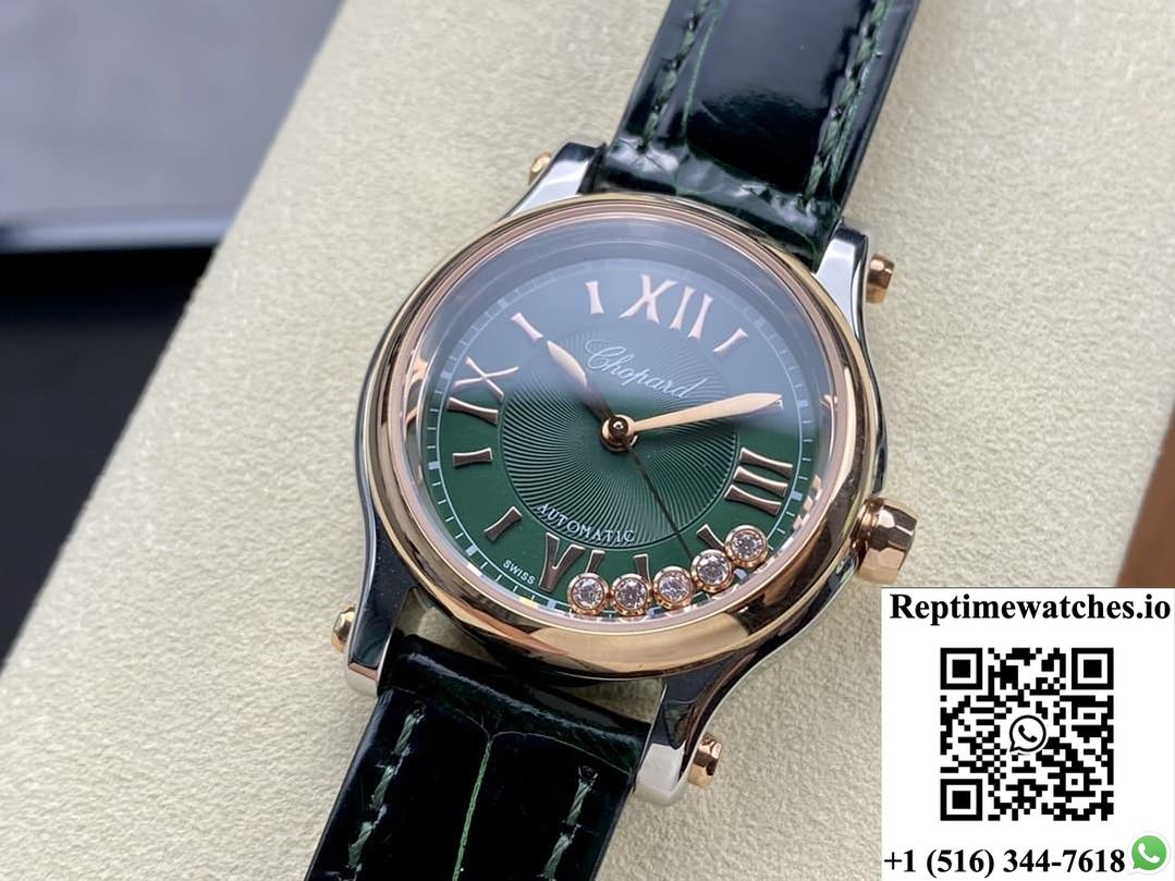 Chopard Happy Sport 278573-6032 Yf Factory Green Dial-Rep Time Watches