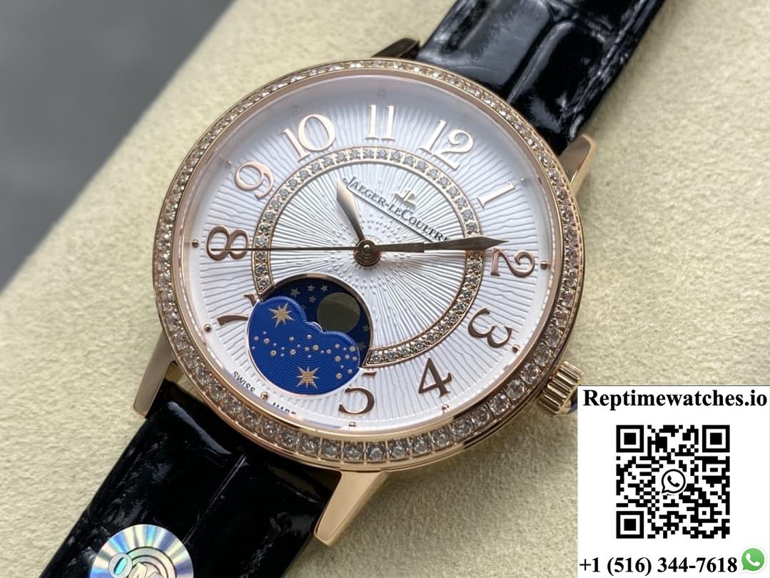 Jaeger-Lecoultre Rendez-Vous 357243J Omf Factory Diamond Bezel-Rep Time Watches