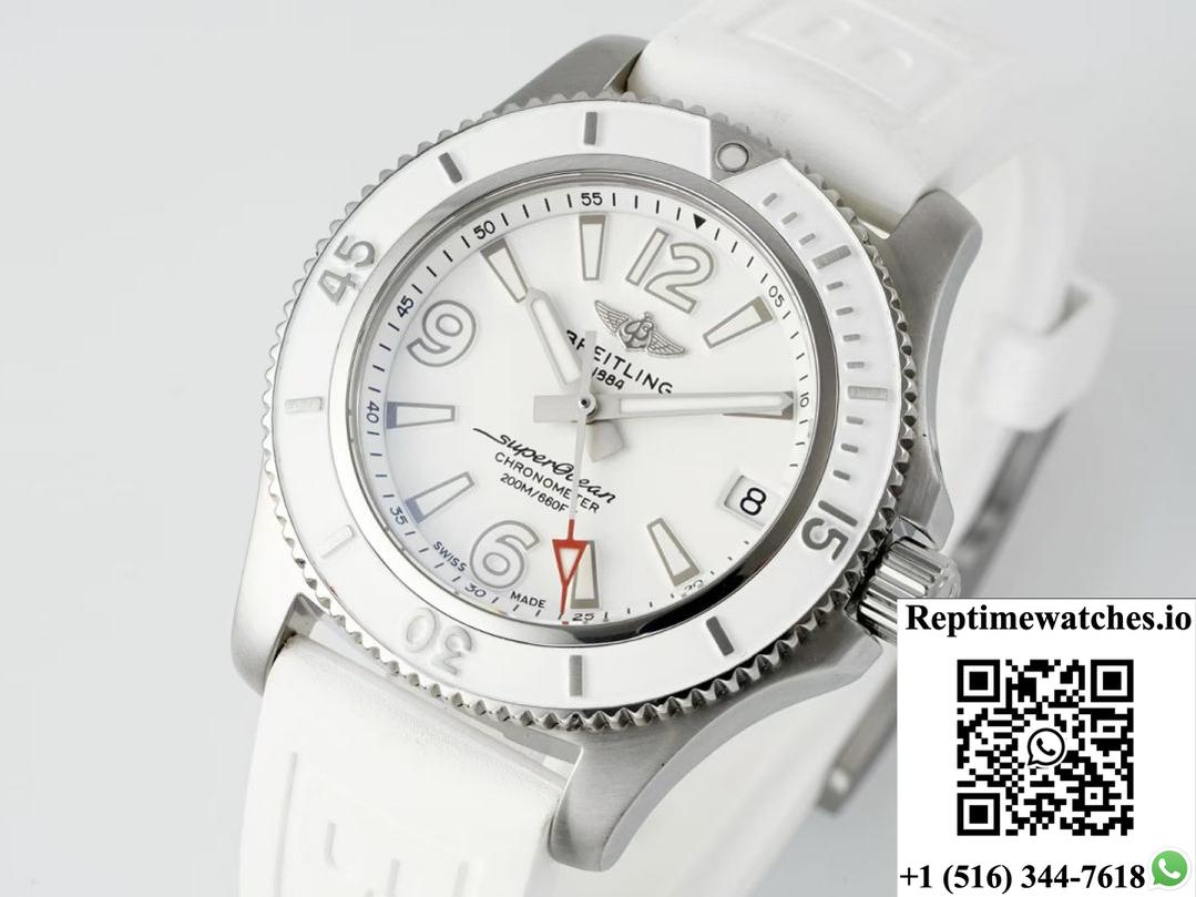 Breitling Superocean A17316D21A1S1 Tf Factory White Dial-Rep Time Watches