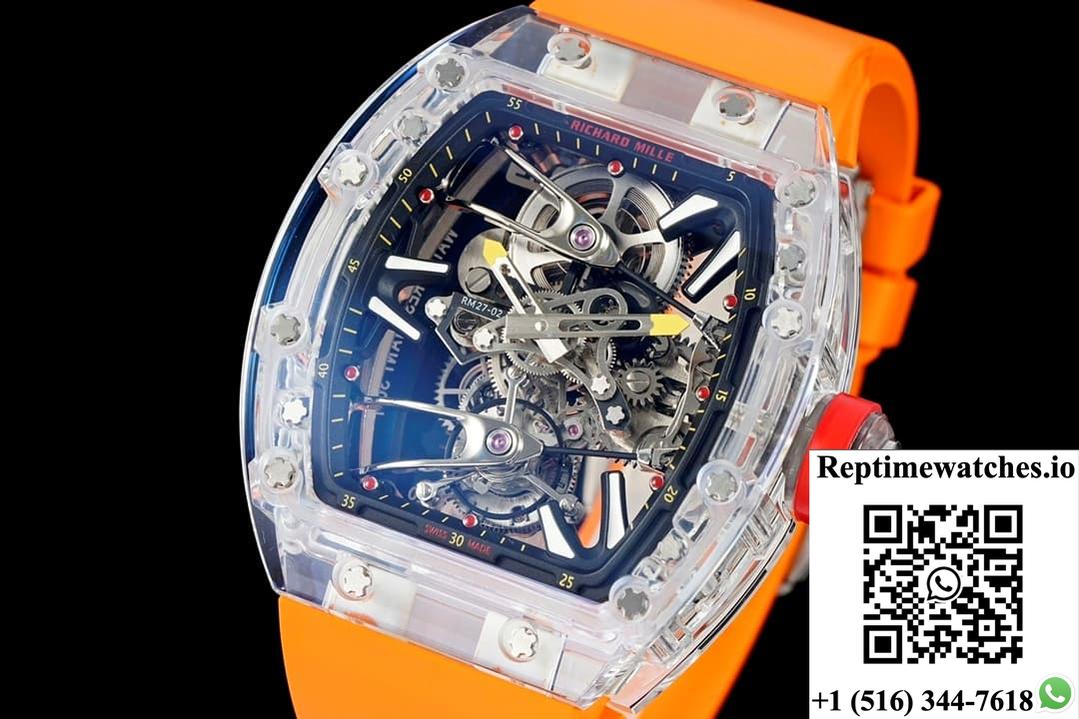 Richard Miller RM27-02 RM Factory Tourbillon Orange Strap