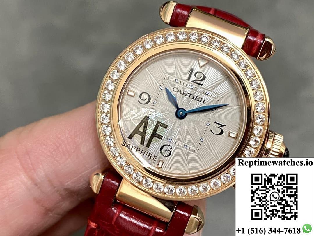 Cartier Pasha WJPA0018 AF Factory White Dial