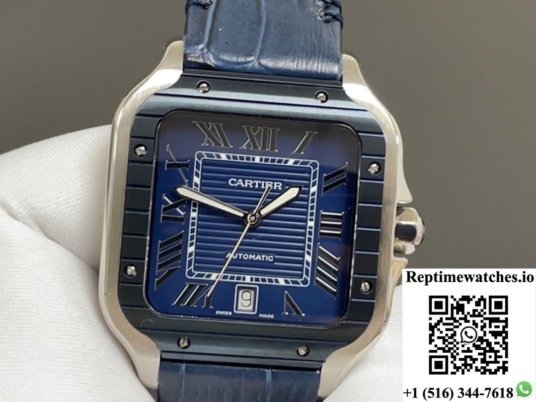 Cartier Santos WSSA0048 THB factory stainless steel case