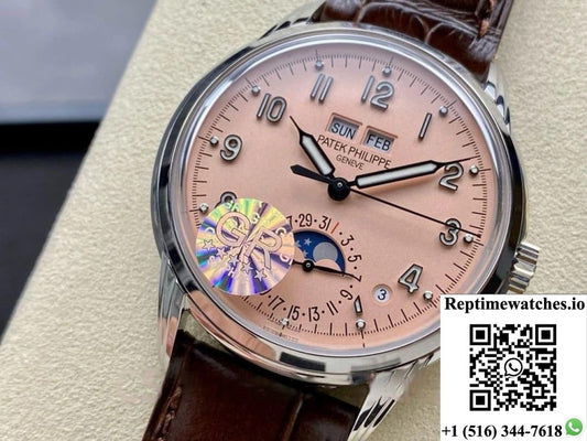 Patek Philippe Grand Complications 5320G-011 GR Factory Alligator Leather Strap