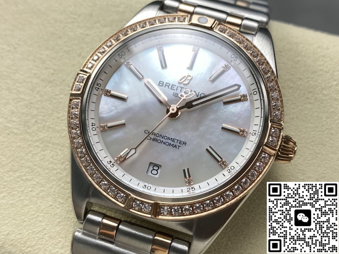 Breitling Chronomat U10380591A2U1 BLS factory diamond bezel