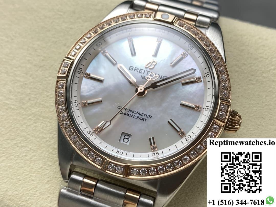 Breitling Chronomat U10380591A2U1 BLS factory diamond bezel