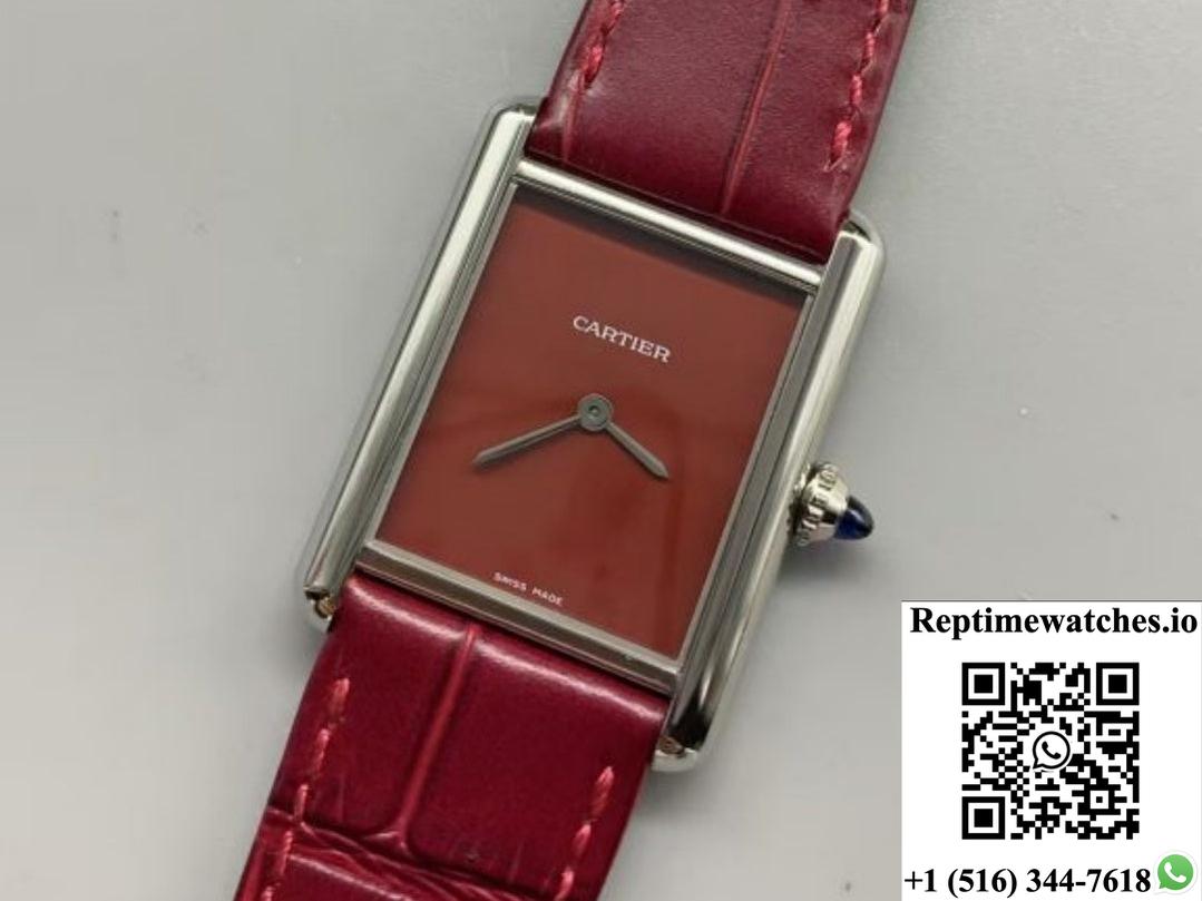 Cartier Tank WSTA0054 F1 Factory Square Dial