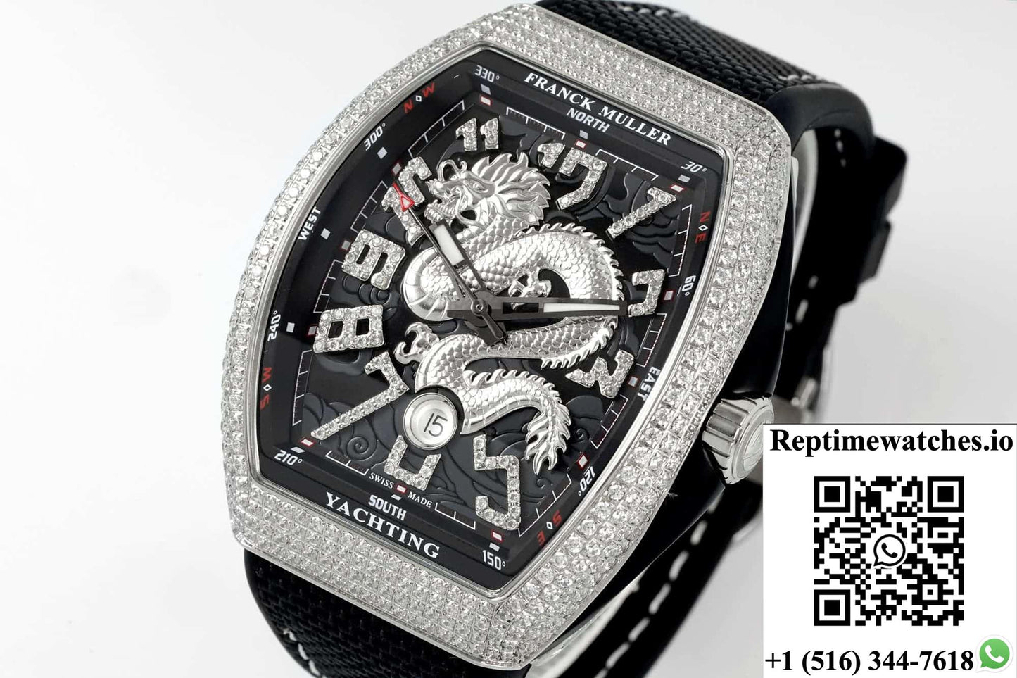Franck Muller Vanguard ABF Factory Diamond-Set Case