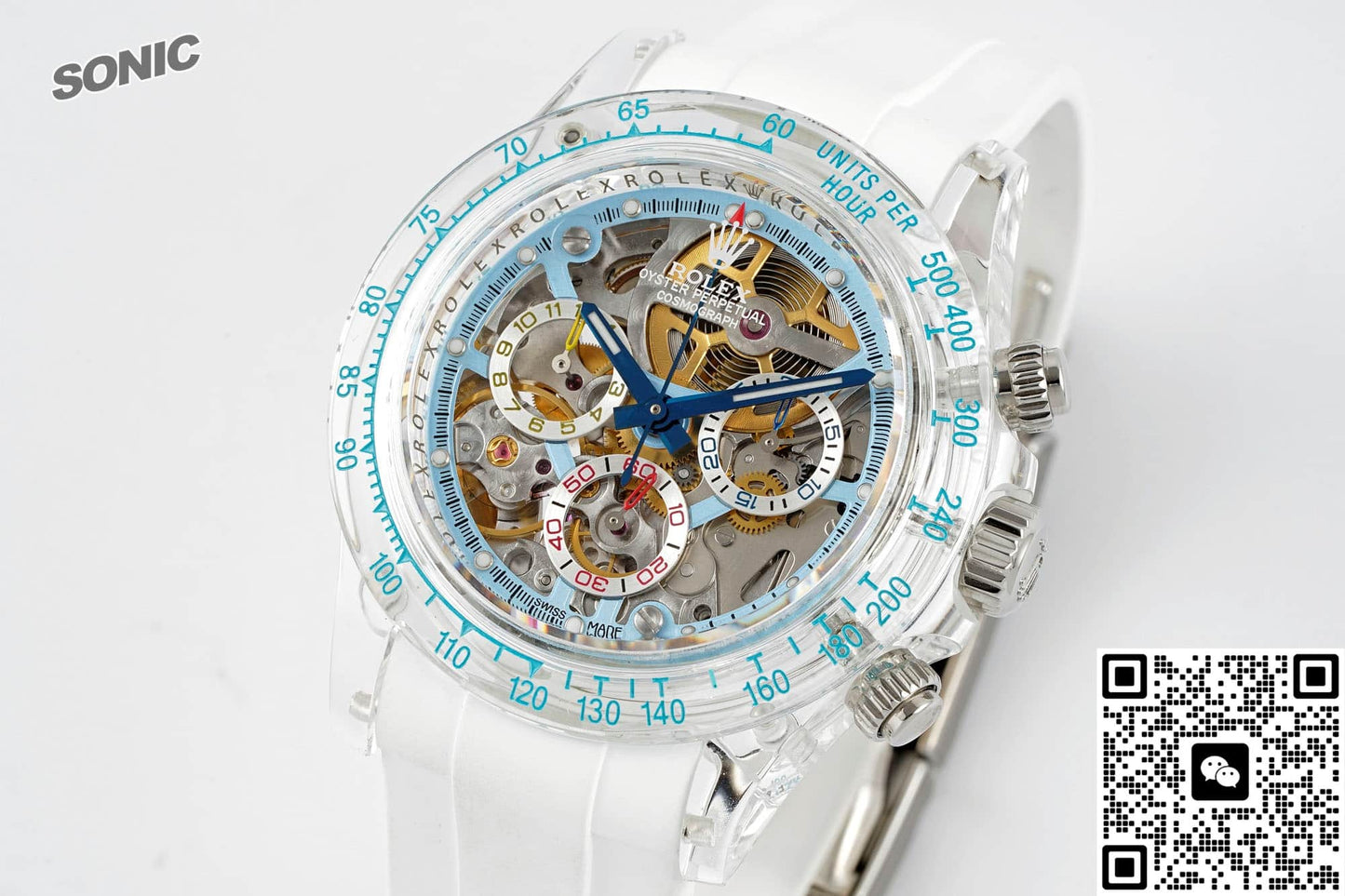 Rolex Cosmograph Daytona Sonic Factory Crystal Case