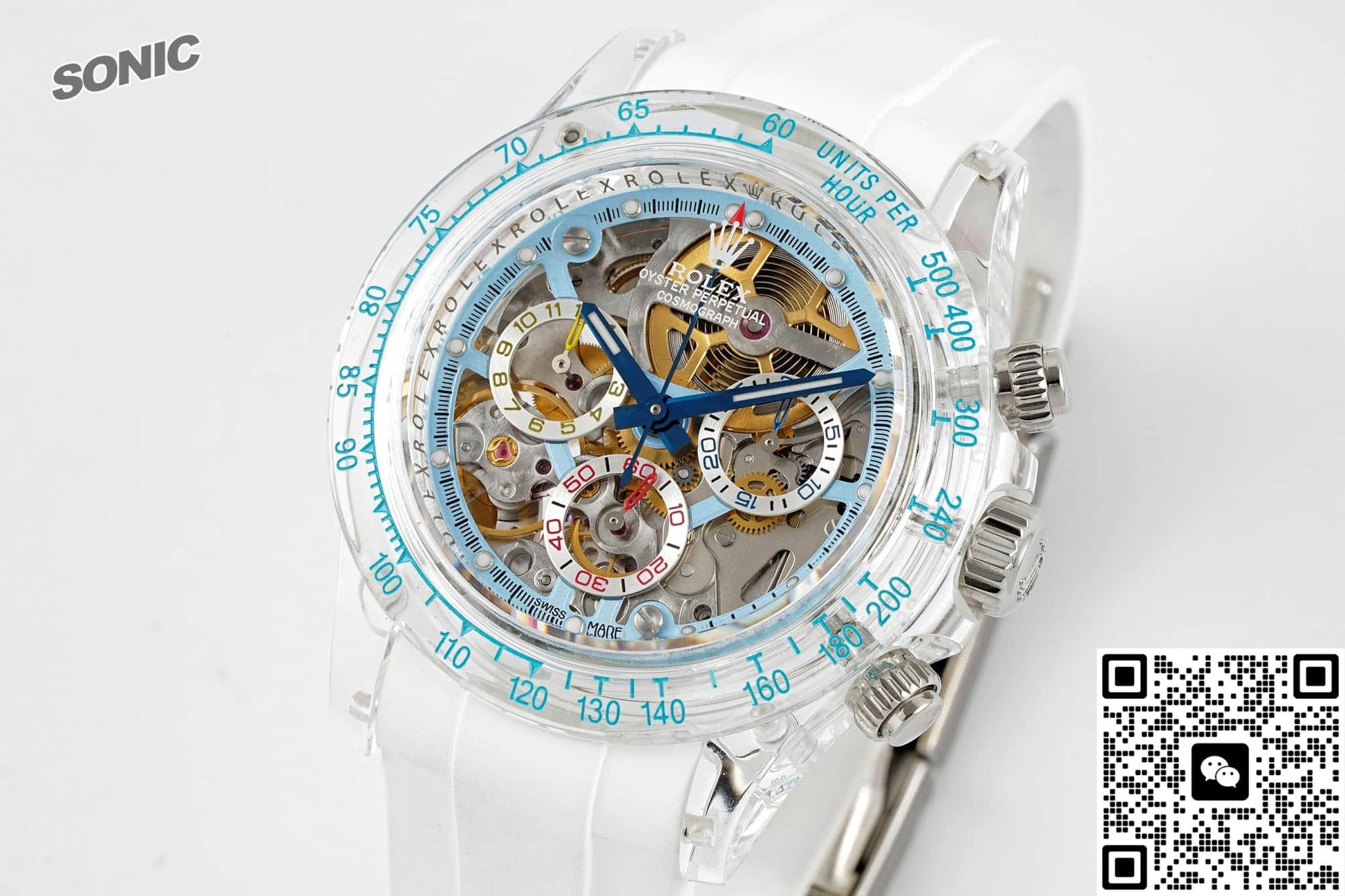 Rolex Cosmograph Daytona Sonic Factory Crystal Case