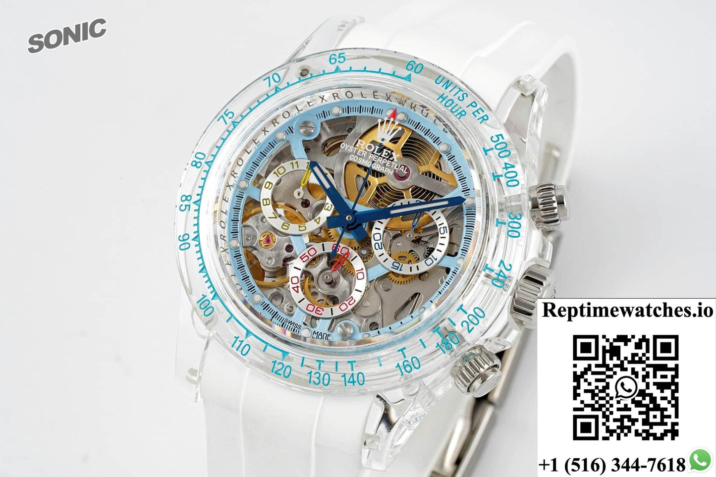 Rolex Cosmograph Daytona Sonic Factory Crystal Case