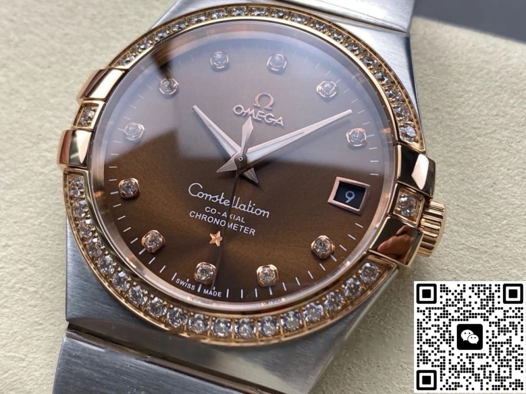 Omega Constellation 123.25.38.21.63.001 M+ factory gold strap