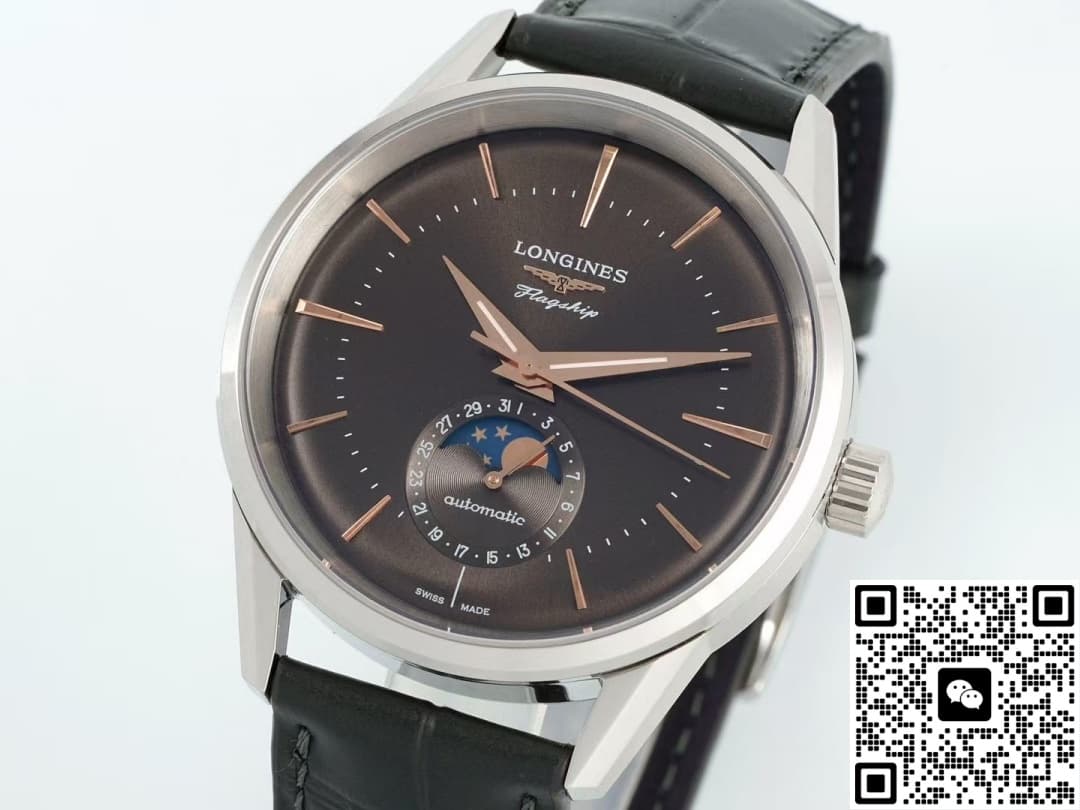 Longines Flagship L4.815.4.62.2 AF factory stainless steel case