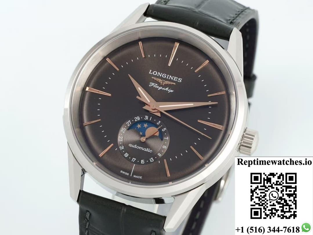 Longines Flagship L4.815.4.62.2 AF factory stainless steel case