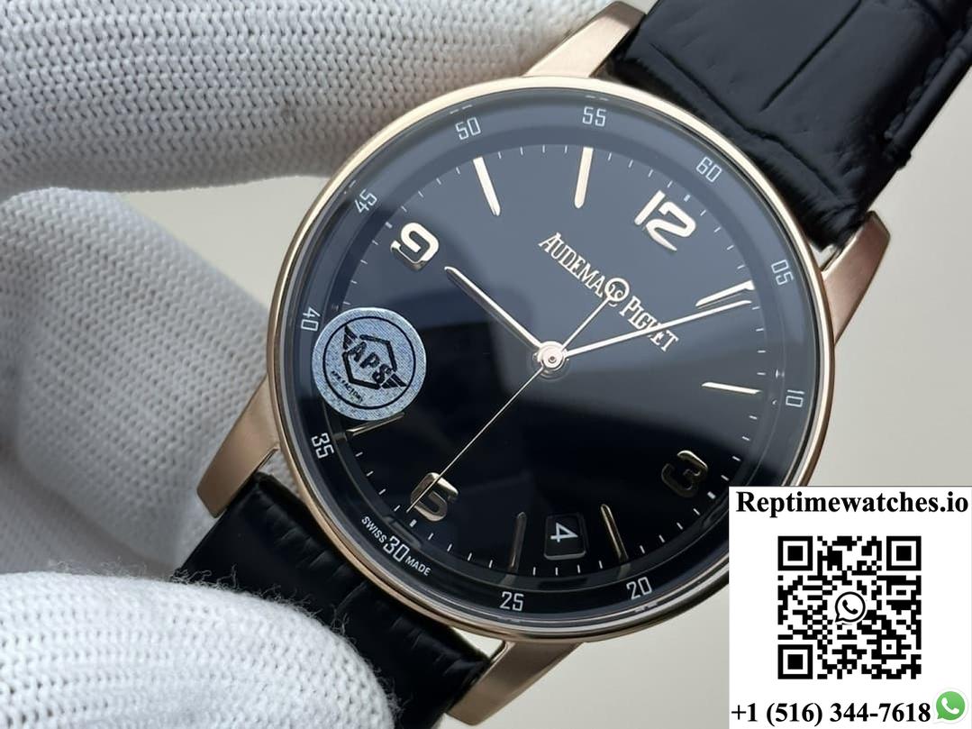 Audemars Piguet CODE 11.59 15210OR.OO.A002CR.01 APS factory crocodile leather strap