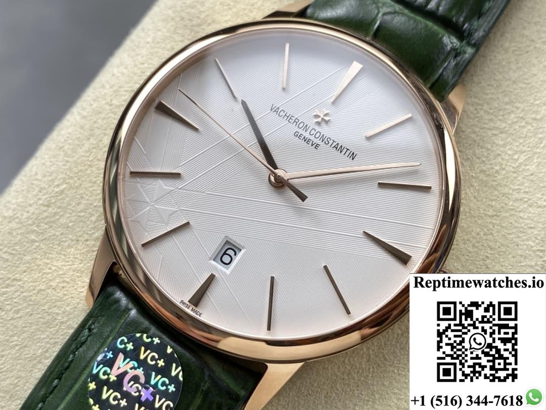 Vacheron Constantin Patrimony 85180-000R-H116 Vc+ Factory Silver-White Dial-Rep Time Watches