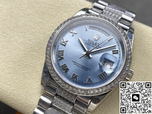 Rolex Day-Date M118346-0044 8+ Factory Blue Dial